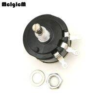 MCIGICM wx050 WX112 5W 6mm Round Shaft Rotary Wire Wound Potentiometer 1K 2.2K 3.3K 4.7K 5.1K 5.6K 6.8K 10K 22K 47K ohm