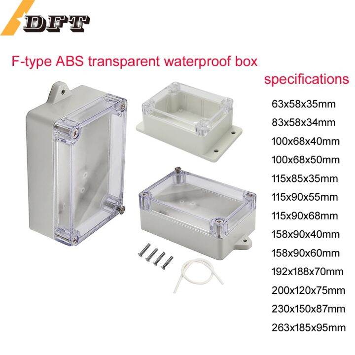 ABS Plastic Junction Box Dustproof Waterproof Electrical Box
