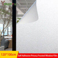 60/90/120X100CM ไม่มีกาว Self-Adhesive ความเป็นส่วนตัวป้องกันฟิล์มติดกระจกแบบขุ่นกันน้ำสติ๊กเกอร์ติดกระจกบ้านห้องนอนห้องน้ำ DIY