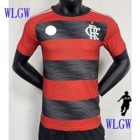 Most popular 【WLGW】Player Version Football Jersey 2023-2024 Flamengo Jersey Home Soccer Jerseys Shirt S-XXL