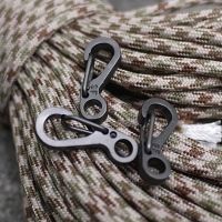 ；‘【； 20PCS/LOT Mini SF Spring Backpack Clasps Climbing Carabiners EDC Keychain Camping Bottle Hooks Paracord Survival Gear