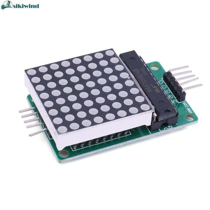 DEVMO MAX7219 Dot Led Matrix MCU Control LED Display Module Compatible With Ar-duino Raspberry Pi Microcontroller With 5Pin Line