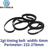 ♠∈ GKTOOLS C-12 3D Printer GT2 6mm Closed Loop Rubber 2GT Timing Belt Length 550 570 586 600 606 610 616 630 640 650mm