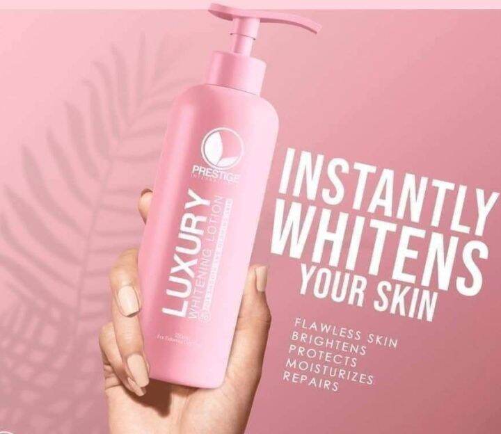 Prestige International Luxury Lotion 100 Whitening SPF50 New