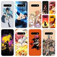 ✤◐ Soft Silicone Case For Samsung Galaxy S21 S20 Uitra S10 S9 S8 Plus Lite Ultra S20fe S10e S7Edge FAIRY TAIL Pattern