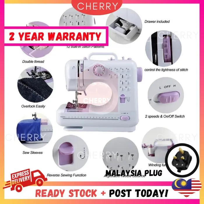 🍒CHERRY🍒 Sewing Machine YASM-505A Pro Upgraded 12 Sewing Portable Mini ...