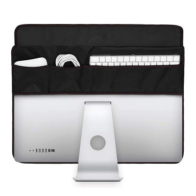 หนัง PU บางฝาครอบกันฝุ่นแสดงเคสที่เข้ากันได้กับ iMac 21 24 27นิ้วตัวป้องกันจอภาพ