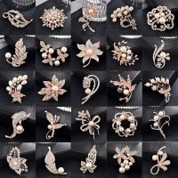 Brooch for Women Various Designs Crystal Rhinestones Metal Brooch Pins Fashion Clothing Accessory Jewelr