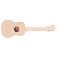 21 Inch Ukulele DIY Kit Hawaii Guitar Ukelele Handwork Support Painting Kids Children Toy Assembly for Beginner Amateur