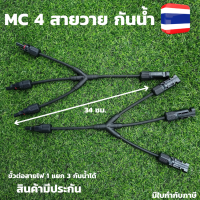 1 คู่ Y สาขา MC4 เชื่อมต่อตัวเมีย ตัวผู้สำหรับแผงเซลล์แสงอาทิตย์และระบบ PV ข้อต่อกันน้ำงานโซล่าร์เซลล์ MC4 3 ออก1 30A 1000V รุ่น SY-BY31-A/B (Leader)