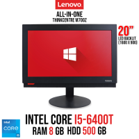 All in one lenovo thinkcentre M700z/intel core i5-6400t/RAM 8 GB/HDD 500 GB/หน้าจอ 20"