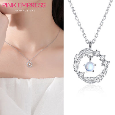 【PINK EMPRESS】สร้อยคอไหปลาร้าหินจูลิปเต้ห่วงโซ่ของอุปกรณ์เสริมแฟชั่น