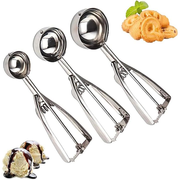 Batter Dispenser Cookie Scoop For Baking Stainless Steel