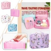 Travel Toiletries Storage Bag Large Capacity Portable Makeup Bag D0W9