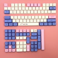 （Miss qis keycap）PBT Keycaps 127คีย์ส่วนบุคคลปากกา Keycaps DYE-SUB XDA Profile Keycaps ForGateronSwitches คีย์บอร์ดเครื่องกล