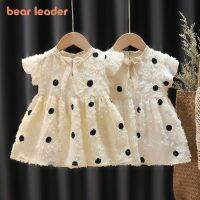 【Ladies shop】 BearGirls ชุด1 4ปี2022New Dollcute ชุดแฟชั่น Dot Tutu ชุด Vestidos