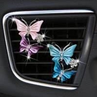 Butterfly Air Freshener Car Perfume Natural Smell Air Conditioner Outlet Clip Fragrance Auto Accessories Car-styling