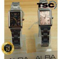 ALBA Japan women รุ่น AXT895X   ทรงสี่เหลี่ยม เลขโรมัน  ของแท้  ใบประกัน-กล่อง