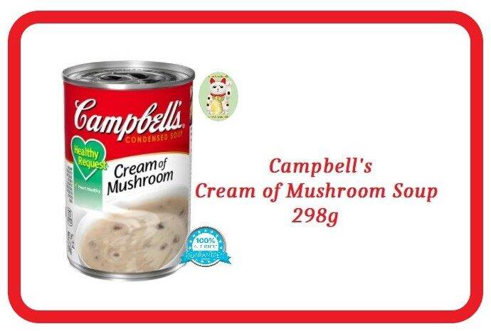 Campbells Cream Of Mushroom Soup 298g Lazada Ph 4013