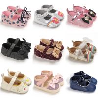 【hot】！ Baby Shoes Newborn Bow-knot Anti-Slip Infant Toddler Soft Sole for Christening