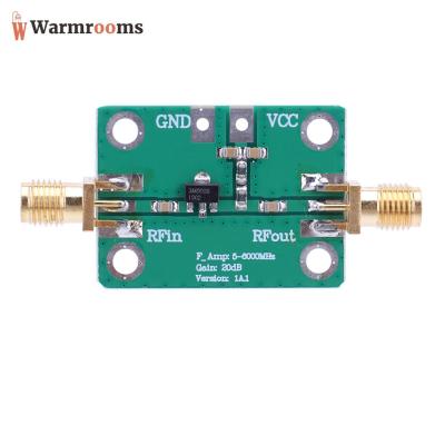 20dB เครื่องขยายสัญญาณไฟฟ้า RF แผงเครื่องขยายเสียงแถบกว้างเสียงต่ำ RF โมดูลบรอดแบนด์ LNA 5-3500MHz DC 3.3-6V