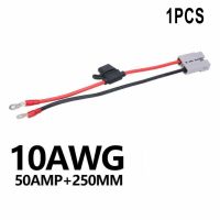 30cm 50A 10AWG For Anderson Plug Extension Cable M8 Terminal Battery Charging Connector Cable Kit For Electric VehiclesWires Leads Adapters