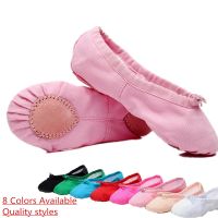 hot【DT】 Pink Flesh Ballet Shoes for Woman Zapatos De Punta Zapatillas