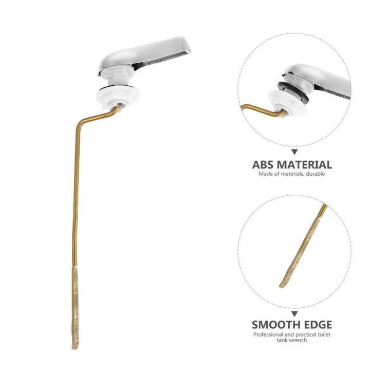 Premium Chrome Toilet Handle Replacement Assembly for Optimal