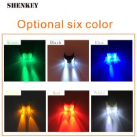 1PC  Bicycle Light Silicone Safety LED Bike Strobe Tail Rear Wheel Spoke Light Cycling Flashlight  Bicycle Front Handlebar Light Lights Reflectors