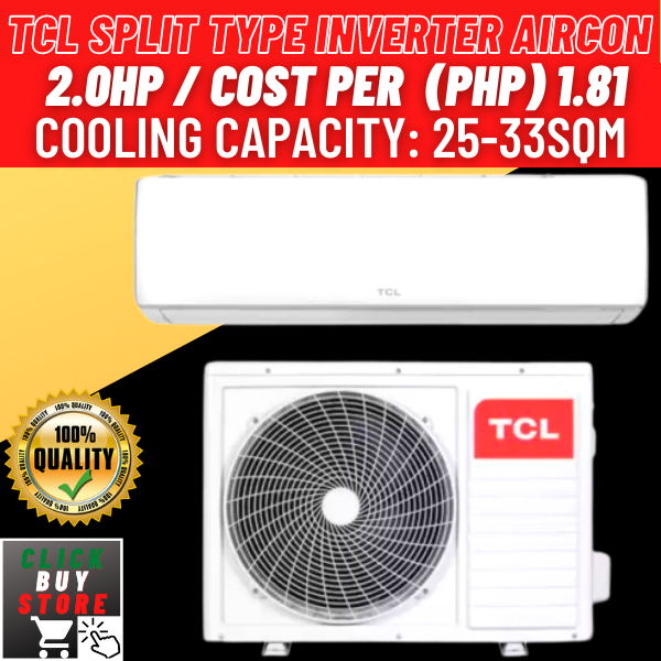 TAC18CSA/KEI 2.0 HP SPLIT TYPE AIRCON INVERTER(installation not