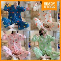 Fruity Pyjamas Baju Tidur Womens Pyjamas Seluar Tidur Wanita pajamas women set wear Plus Size M - XXL