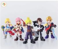 Final Fantasy figure model โมเดลไฟนอลแฟนตาซี คลาวด์ สไตรฟ์ โมเดล ฟิกเกอร์ (10 cm) โมเดล ไฟนอลแฟนตาซี 5 ชิ้น/set ของสะสม ??