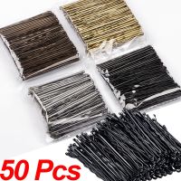 【YF】✷  50Pcs/set 4 Colors Metal Hair Hairpins Hairgrips Hairstyle Barrettes Wavy Bobby Pins Hairpin Accessories