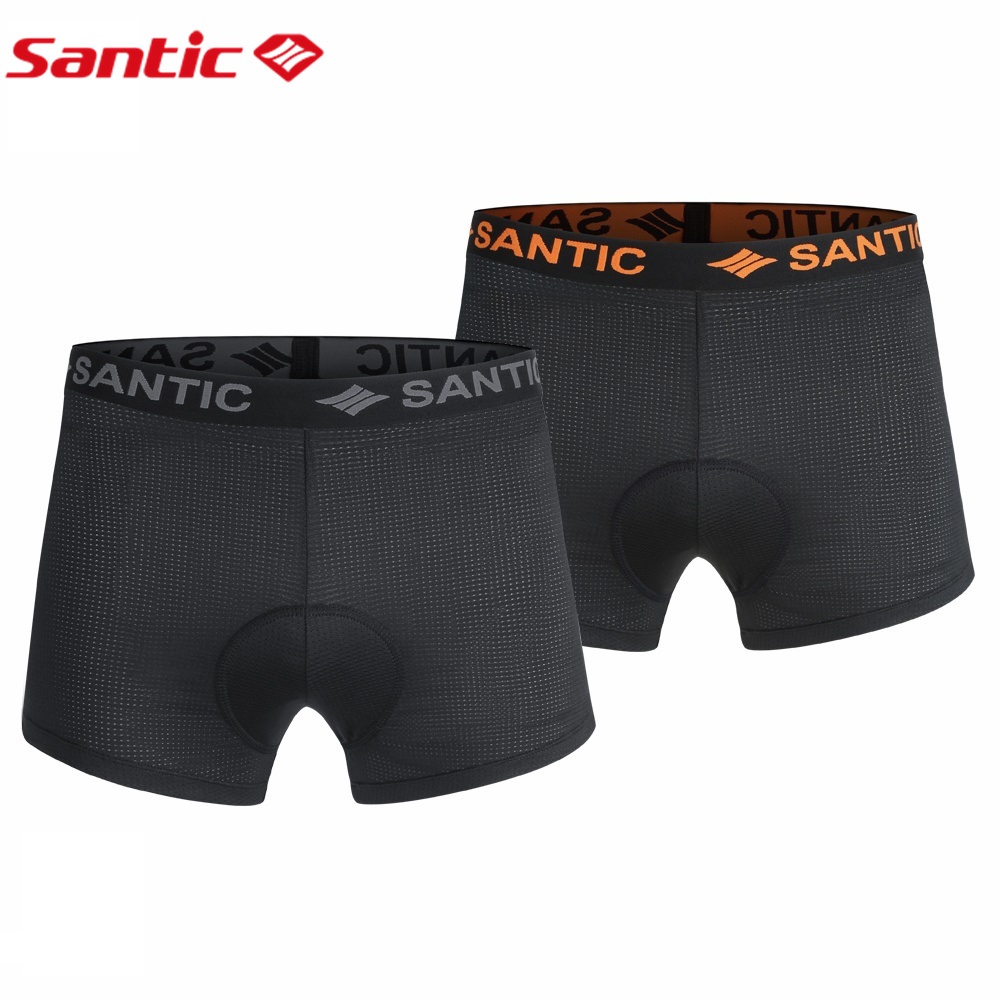 Bicycle Underwear for Men Sponge Padded Bike Sport Outdoor Padded Boxers Sports Cycling Short Pants Anti-Slip Cycling Shorts 