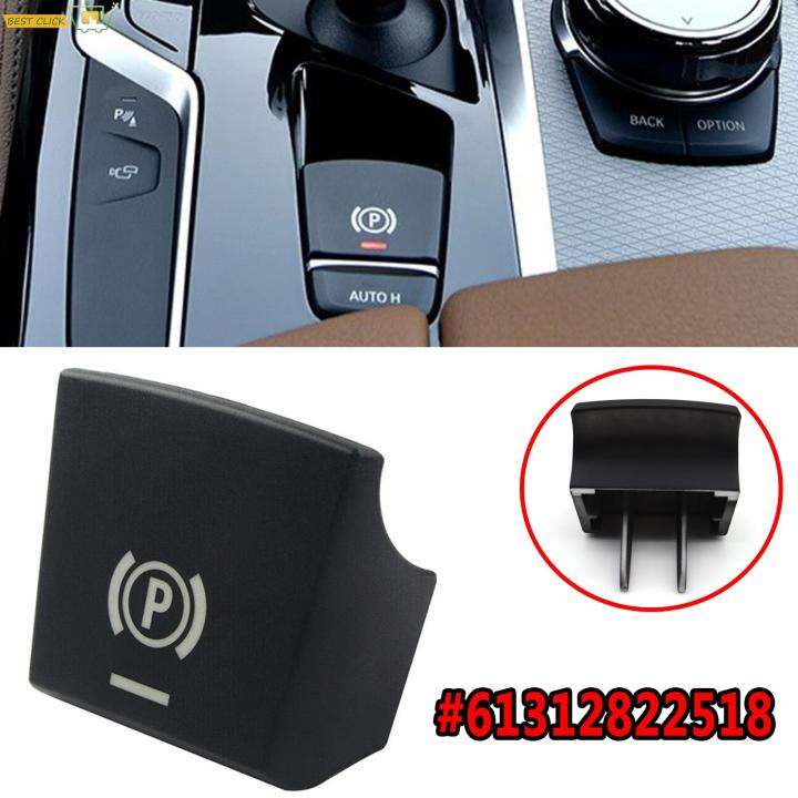 รถเบรกมือที่จอดรถเบรก-p-ปุ่มสวิทช์ปกคลุมสำหรับ-bmw-5-7-f02-f07-f10-f11-f01-520-523-730-2009-2017-61312822518