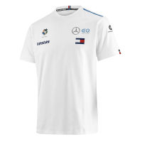 Mercedes-Benz เสื้อคอกลมสุภาพบุรุษ Mercedes-Benz EQ Formula E team สีขาว วัสดุ ฝ้าย/สแปนเด็กซ์