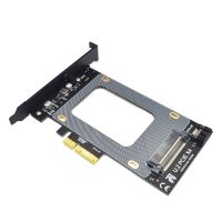 สล็อต PCIE PCI 3.0 X4ต่อ U.2อะแดปเตอร์ SFF-8639 Pcie U2 SSD ไปยังการ์ดขยาย PCI PCI X4 Express ถึง2.5 "ไรเซอร์การ์ด SATA