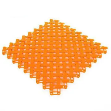 Apricot Colored Soft And Safe Silicone Anti-slip Bath Mat For