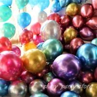 30pcs 10/12inch Birthday Party Metal Balloon Decoration Wedding Bedroom Background Wall Decorated With Chrome Senior Balloons