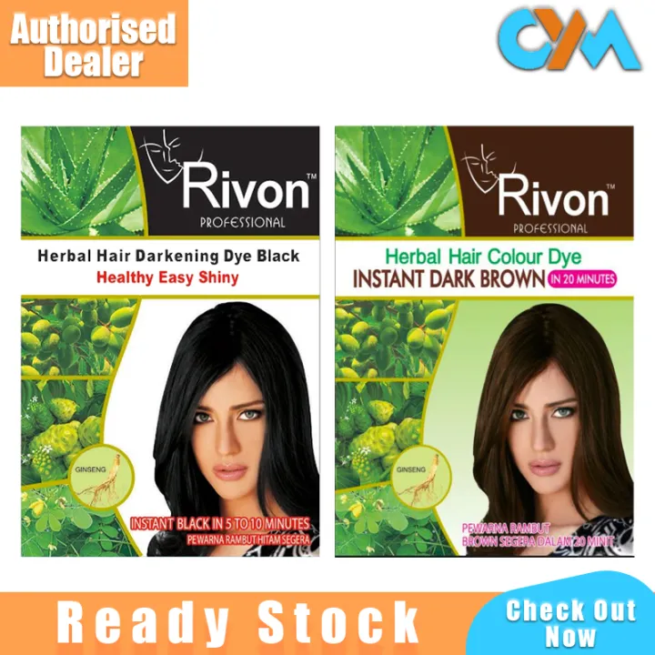 Rivon Pewarna Rambutl Hair Colour Dye 28ml Halal Product Approve KKM