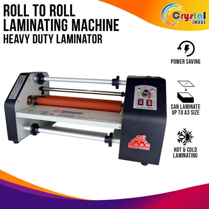 Roll to Roll Laminating Machine A3 Hot and Cold Laminator