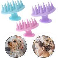 ✑◄ Silicone Scalp Massager Cleaning Hair Comb Brush Stress Release Head Shampoo Tool For Bath Shower Hair Washing Spa Grooming