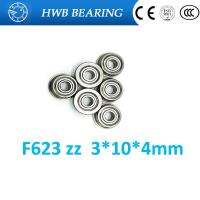 10pcs F623ZZ 3d printer F623 ZZ flange bushing ball bearings 3x10x4 mm flange bushing ball bearings for 3d printer