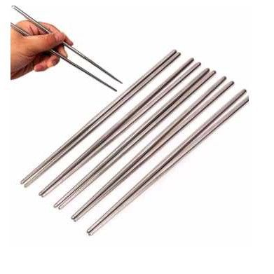 ซื้อ-stainless-steel-chopsticks-ตะเกียบสแตนเลส-แพ็ค-5-คู่