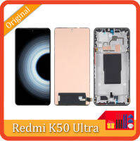 K50 Xiaomi Redmi Ultra 22081212C ขนาด6.67นิ้วของแท้ชิ้นส่วนจอสัมผัสแอลซีดีของเครื่องแปลงดิจิทัล