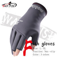 WALK FISH 1 Pair New Winter Sports Fingerless Fishing s Warm Half Finger Anti-Slip Waterproof Bike Cycling Fishing 2023