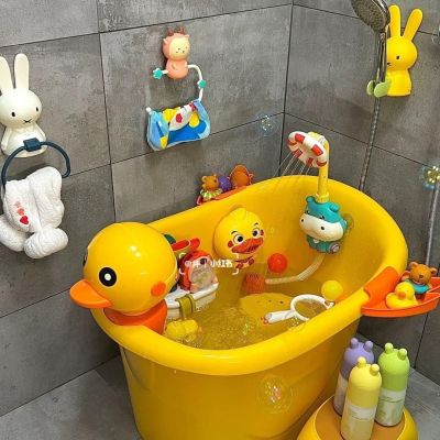 Toykidsshop อ่างอาบน้ำเป็ด อ่างอาบน้ำเด็ก อ่างอาบน้ำเป็ดเหลืองขนาดใหญ่/ทรงสูง