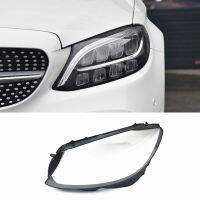 For 2019 2020 Mercedes Benz W205 C180 C200 C260L C280 C300 Head Light Cover Transparent Lampshade Headlight Shell