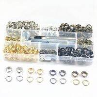 200 sets of 5/6/8 mm metal eyelet scrapbook embellishment clothing clothes bags shoes DIY leather decorative accessories