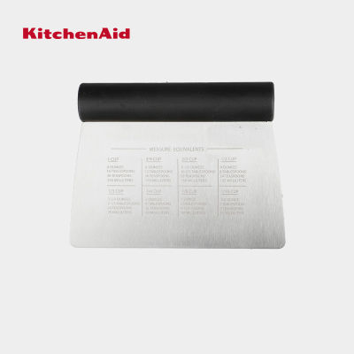 KitchenAid Stainless Steel All-Purpose Scraper And Dough Cutter - Onyx Black ที่ตัดอาหาร ตัดแป้ง